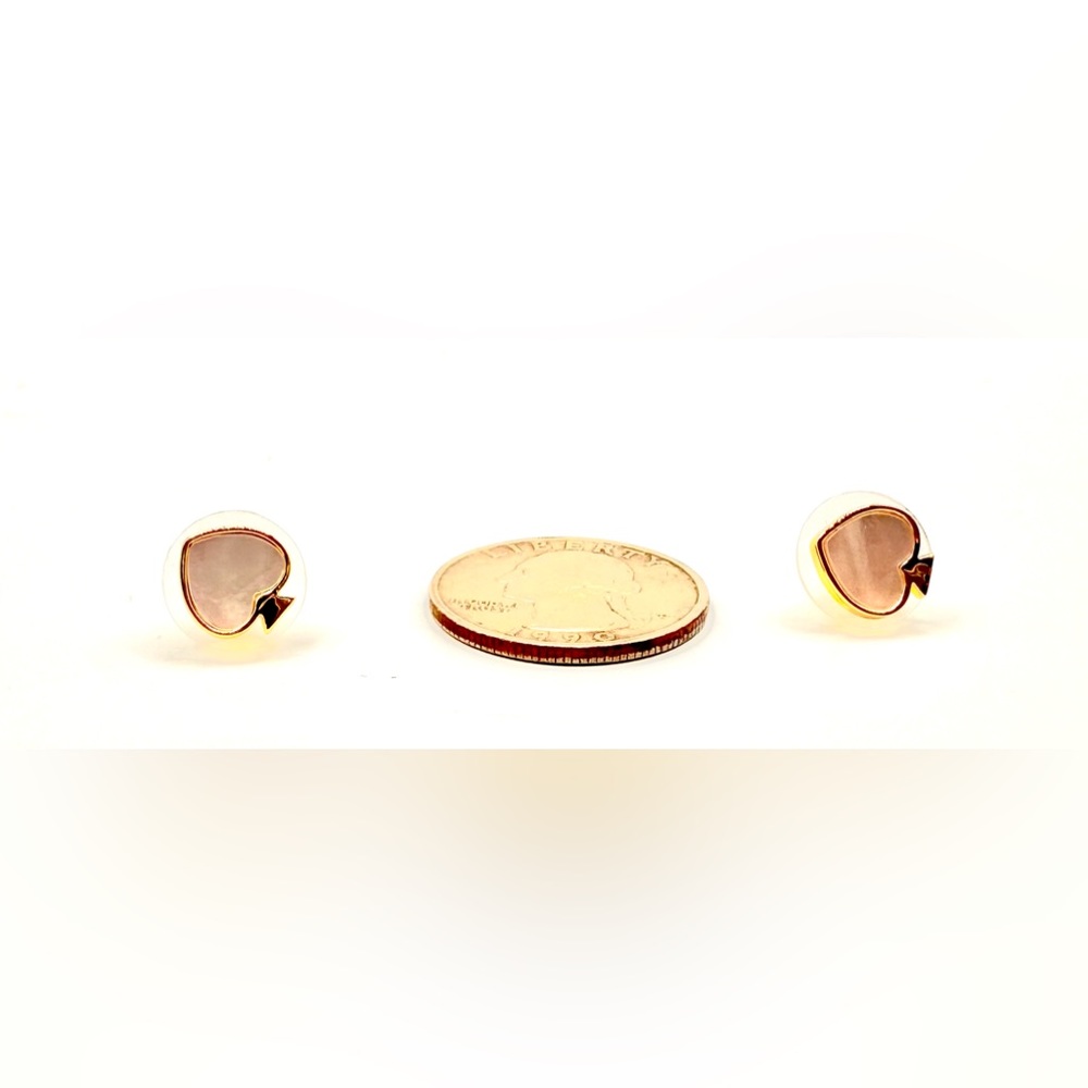 Signature Spade Mini Studs, NWT - Picture 6 of 7